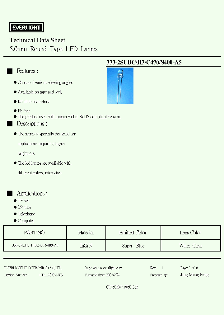 333-2SUBC-H3-C470-S400-A5_4166321.PDF Datasheet