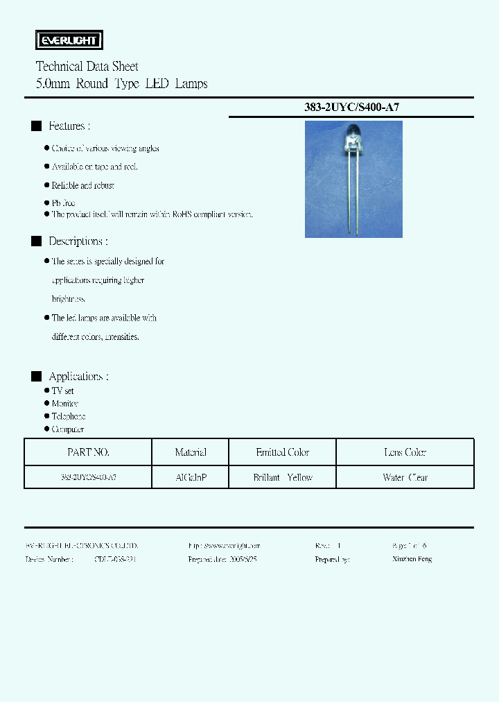383-2UYC-S400-A7_4754783.PDF Datasheet