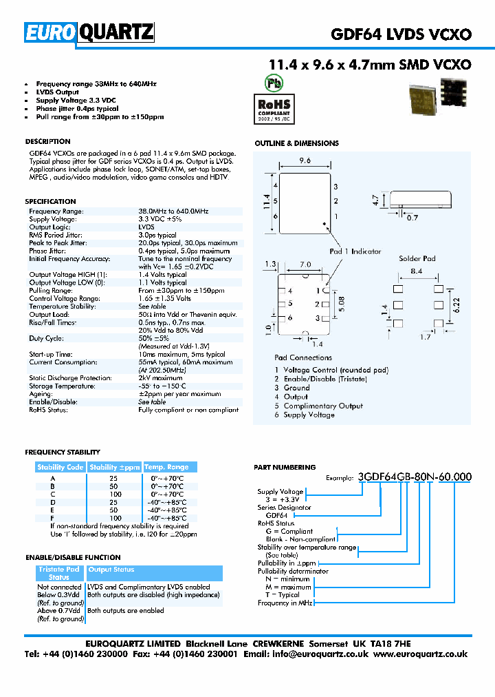 3GDF64GB-80M-60000_4462267.PDF Datasheet