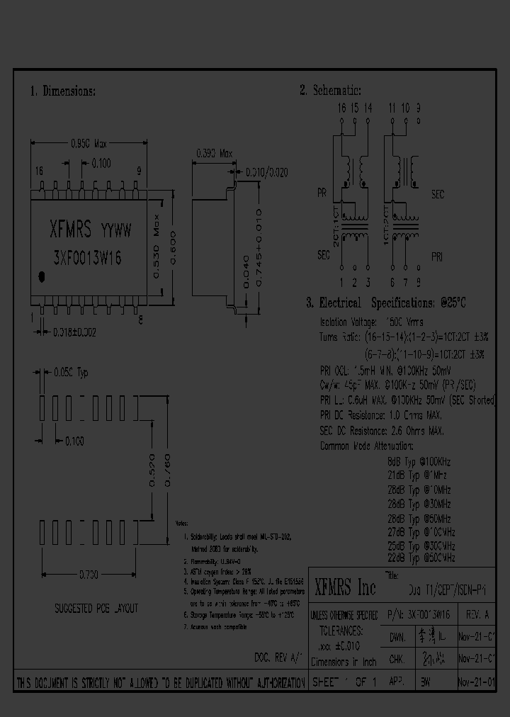 3XF0013W16_4500469.PDF Datasheet