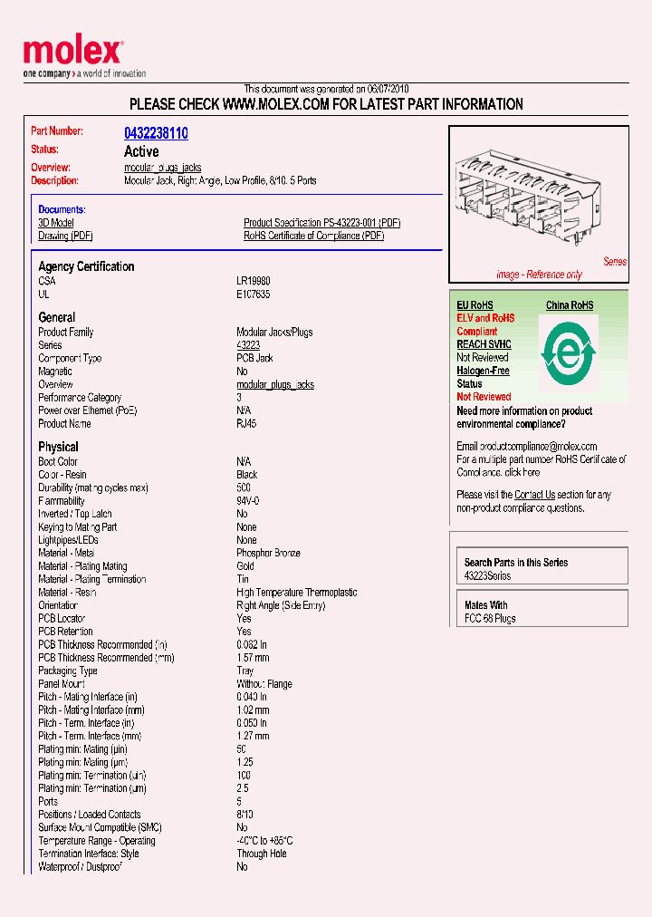 43223-8110_4855388.PDF Datasheet