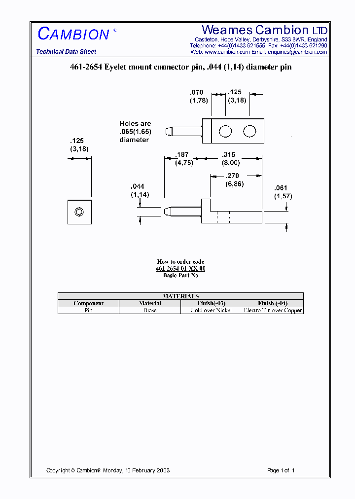 461-2654_4862444.PDF Datasheet