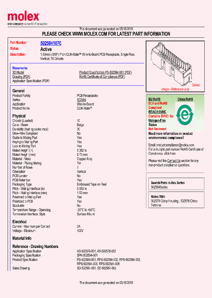 5025841070_4843290.PDF Datasheet