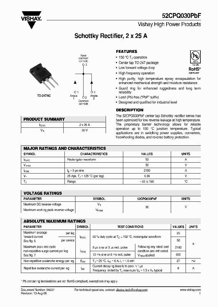 52CPQ030PBF_4687451.PDF Datasheet