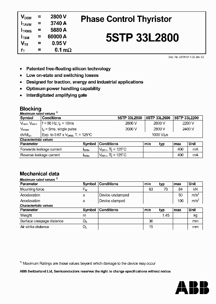 5STP33L2200_4168741.PDF Datasheet