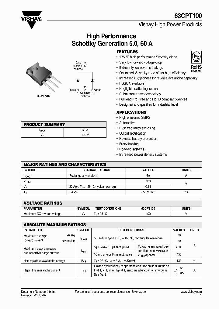 63CPT100_4235323.PDF Datasheet