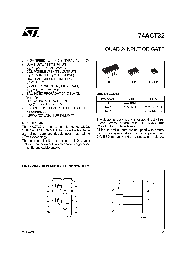 74ACT32_4220692.PDF Datasheet