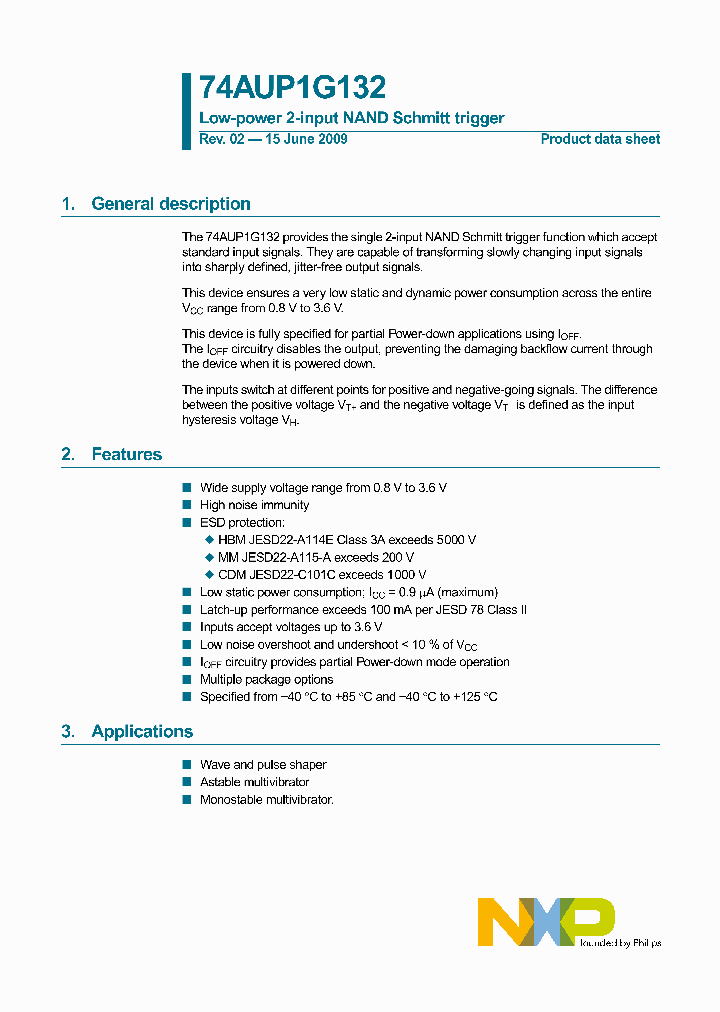 74AUP1G132_4671516.PDF Datasheet