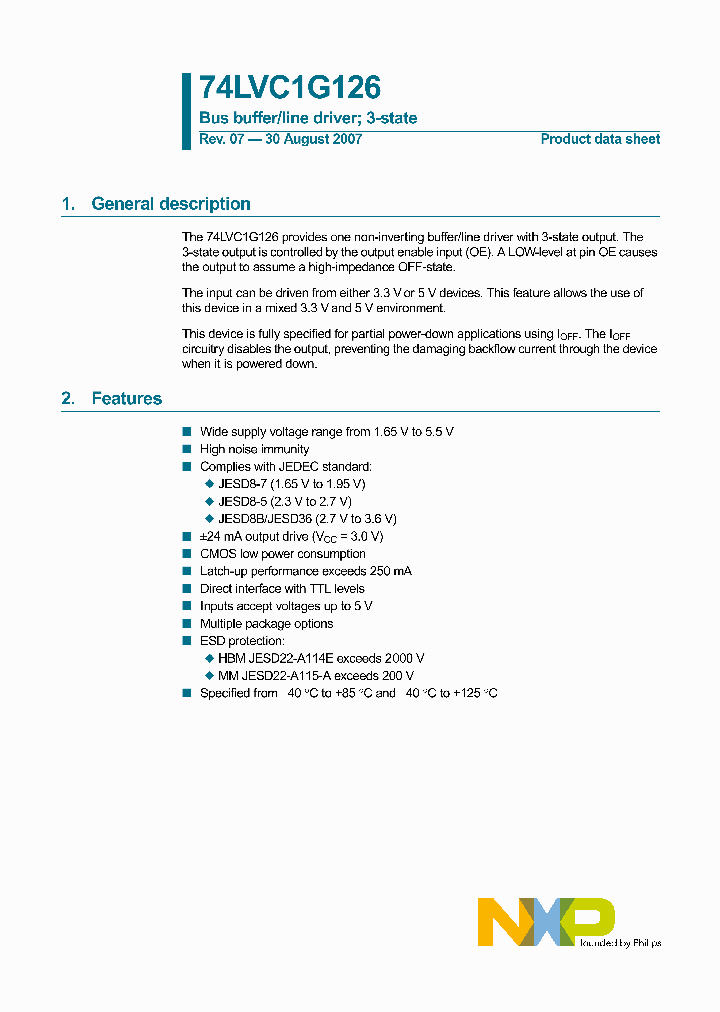 74LVC1G126GV_4347338.PDF Datasheet