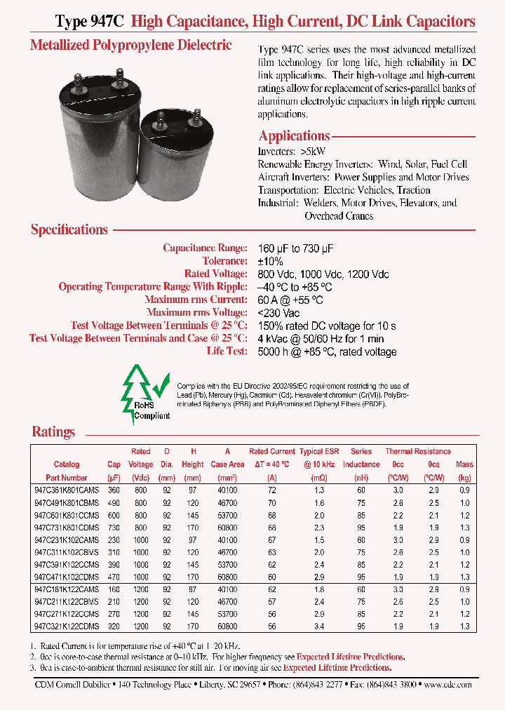 947C361K801CAMS_4214312.PDF Datasheet