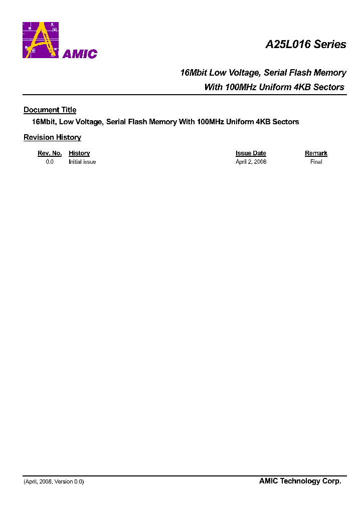 A25L512-F_4233143.PDF Datasheet