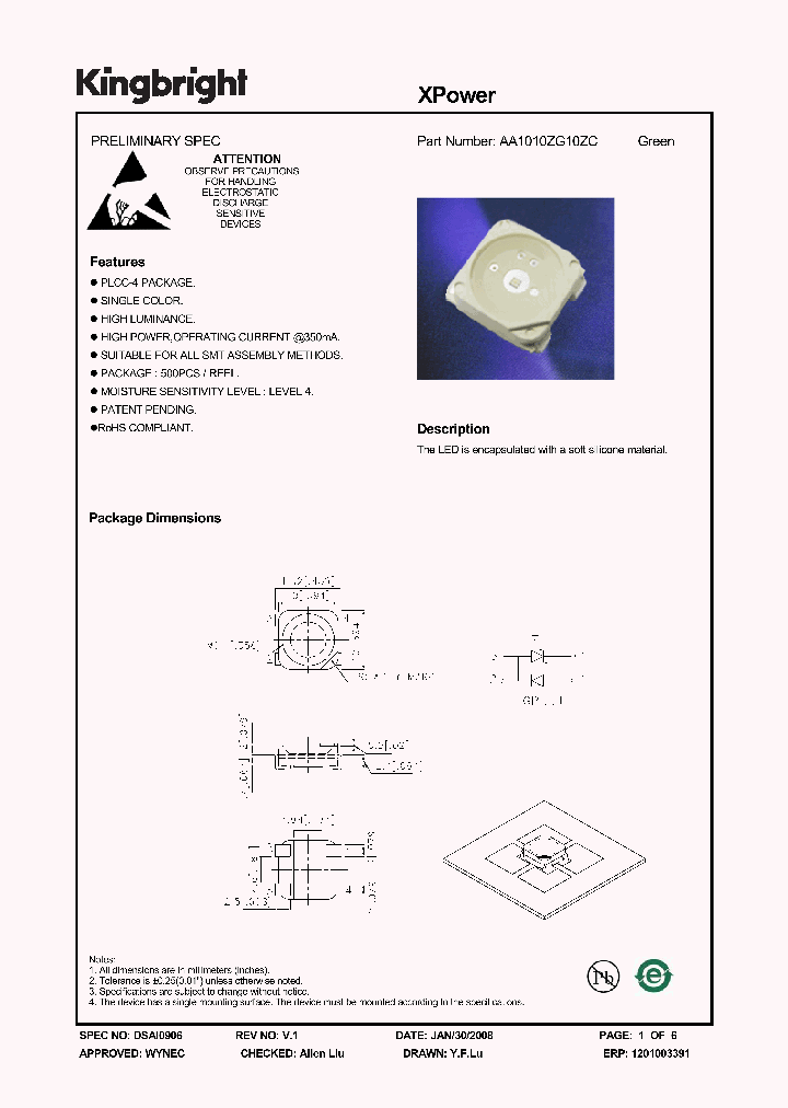 AA1010ZG10ZC_4251837.PDF Datasheet