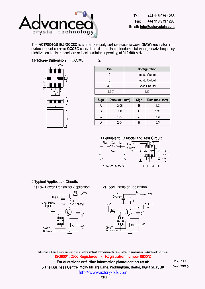 ACTR0010_4248078.PDF Datasheet