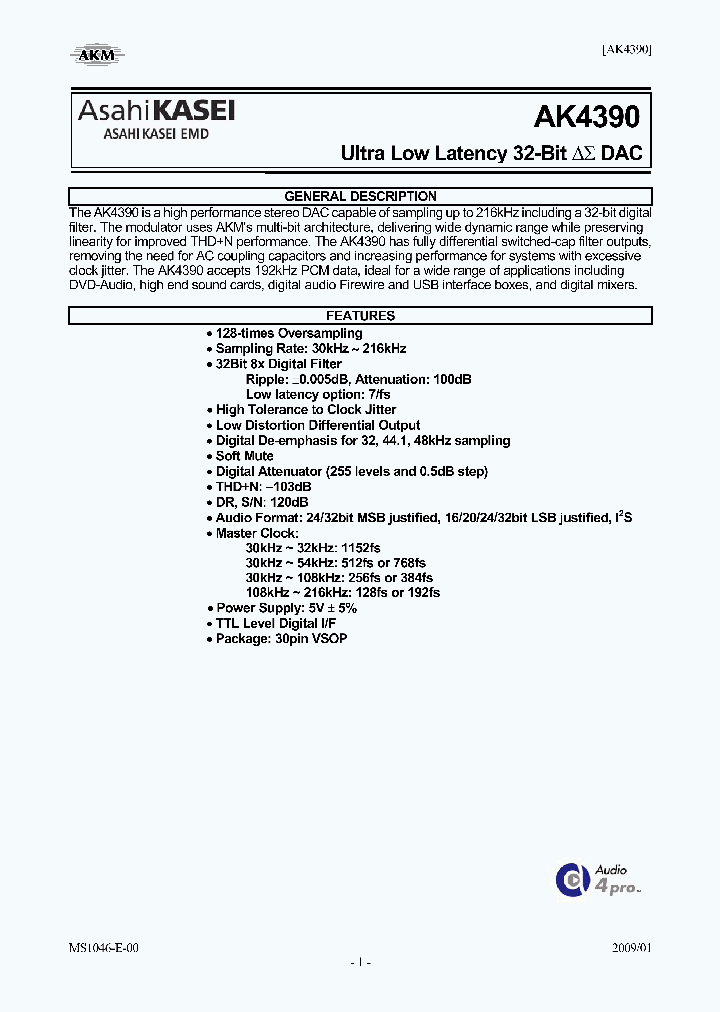 AK4390_4373178.PDF Datasheet