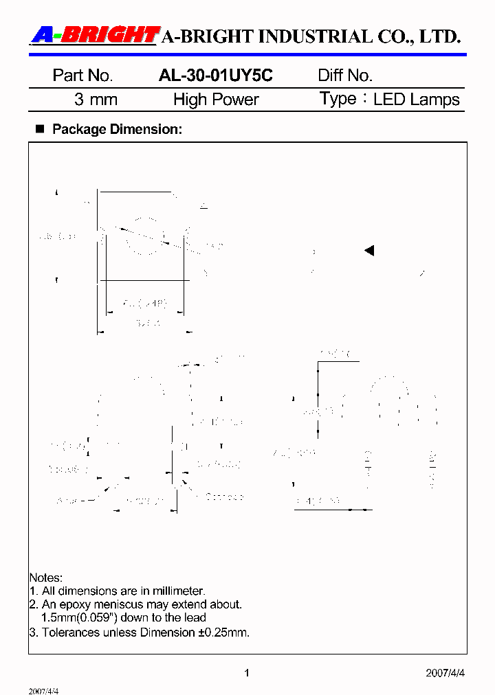 AL-30-01UY5C_4587162.PDF Datasheet