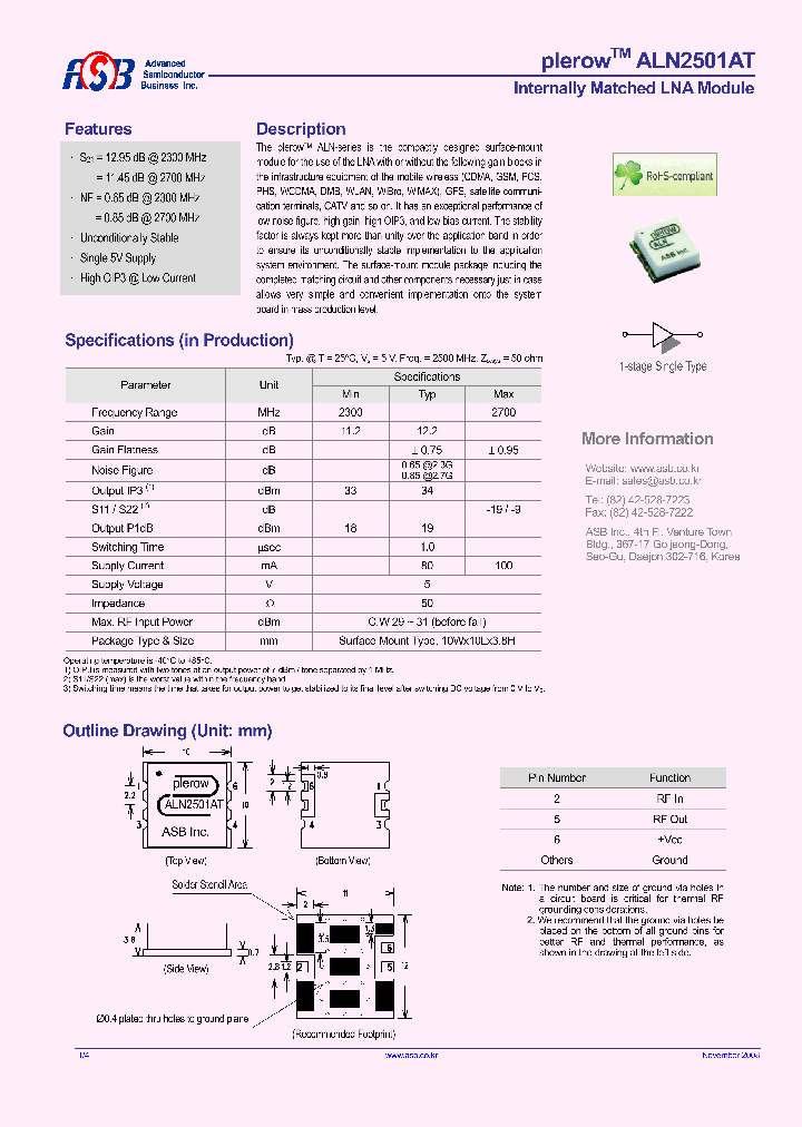 ALN2501AT_4506980.PDF Datasheet