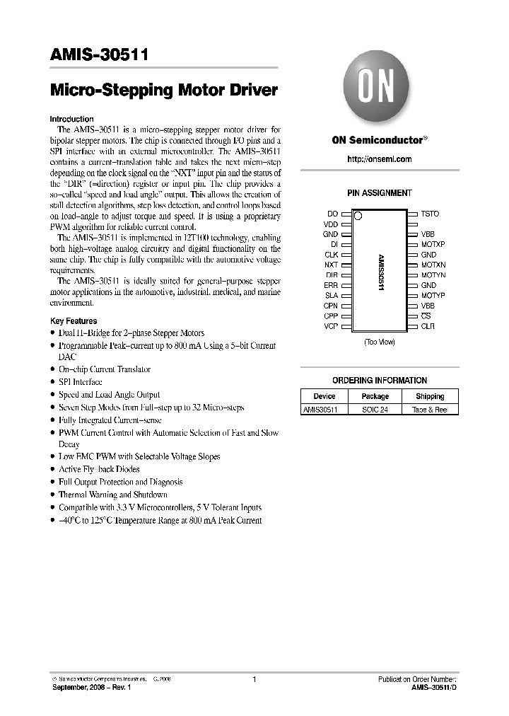 AMIS-30511_4307047.PDF Datasheet