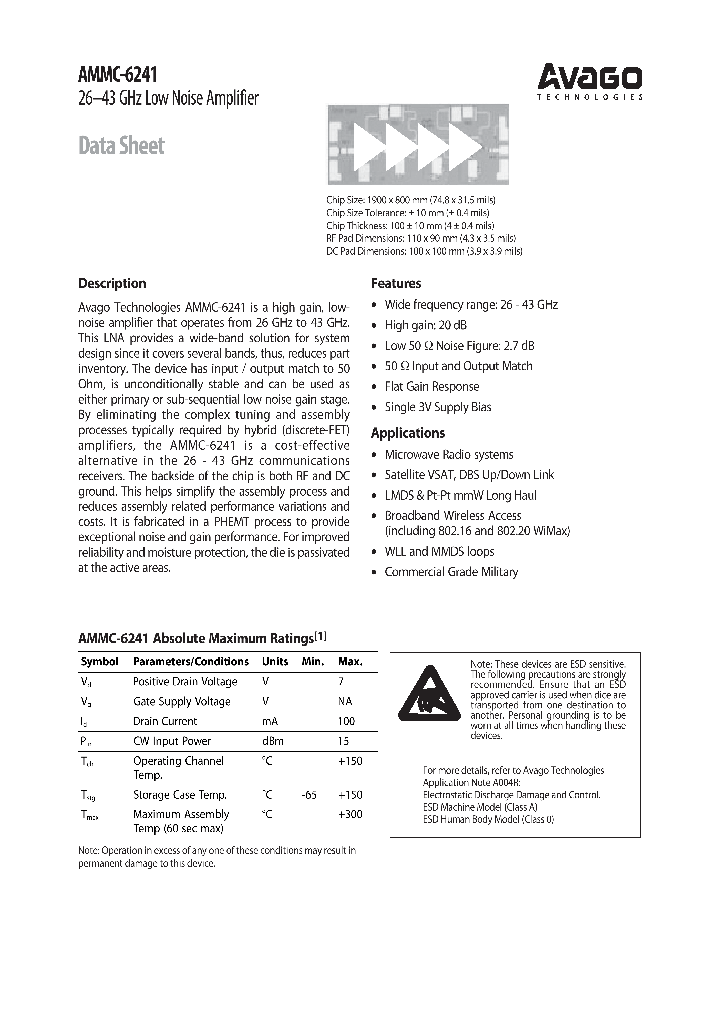 AMMC-6241_4697247.PDF Datasheet