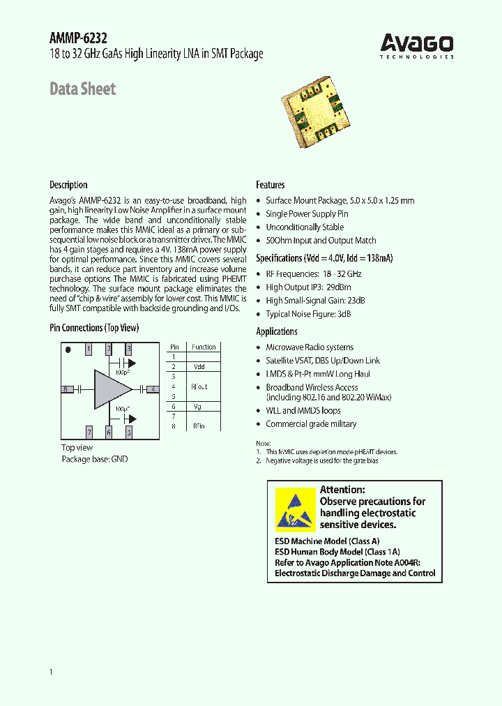 AMMP-6232_4697259.PDF Datasheet