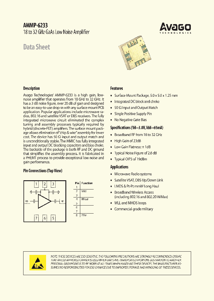AMMP-6233_4697260.PDF Datasheet