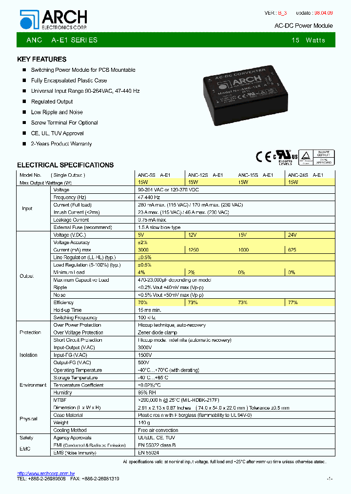 ANC-E1_4504399.PDF Datasheet