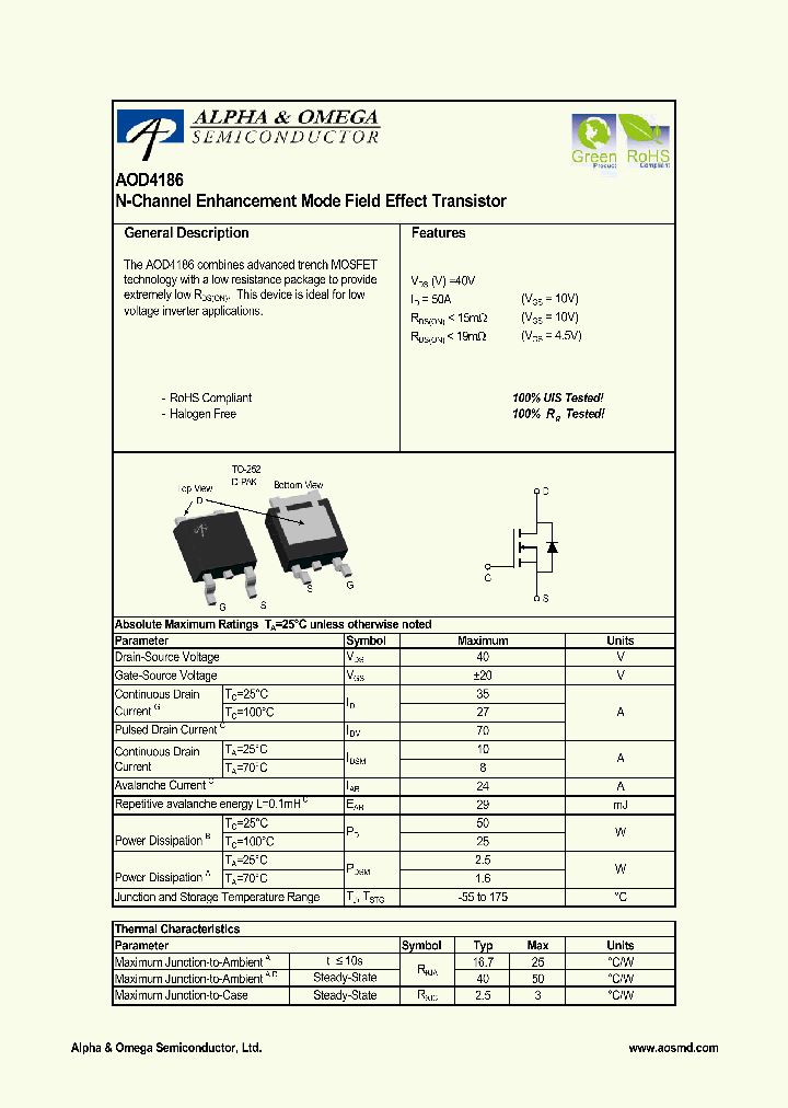 AOD4186_4621096.PDF Datasheet