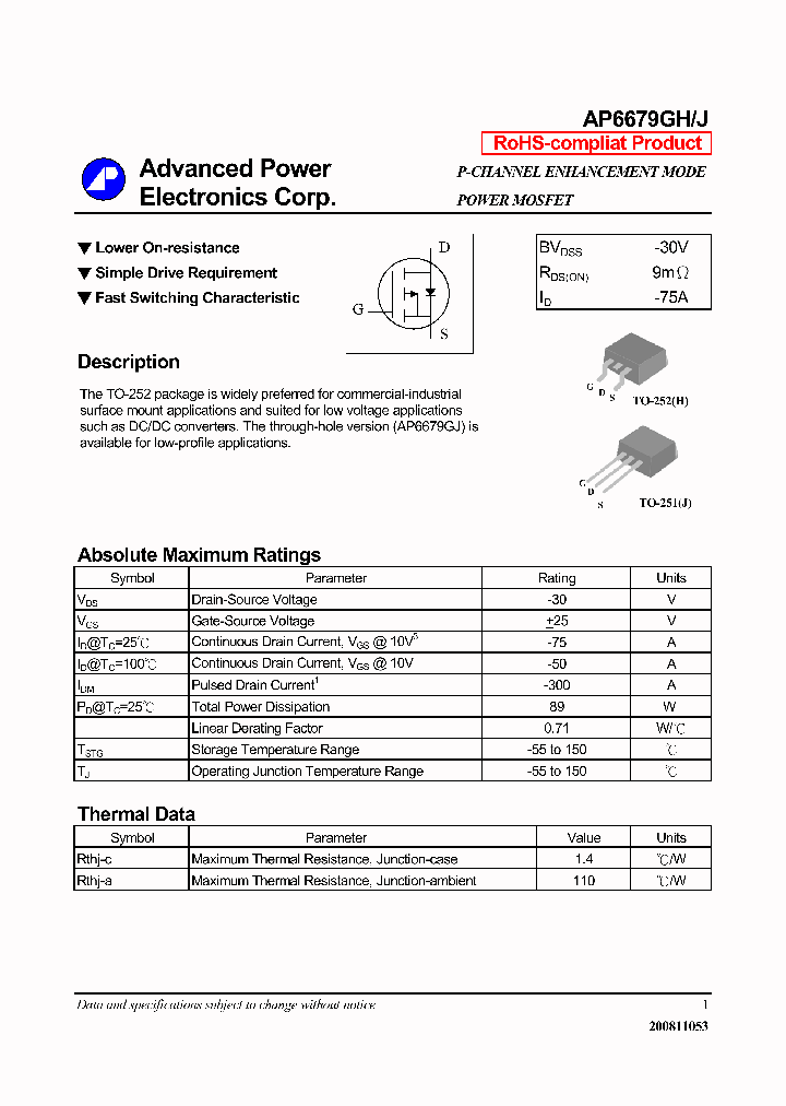 AP6679GH_4386030.PDF Datasheet