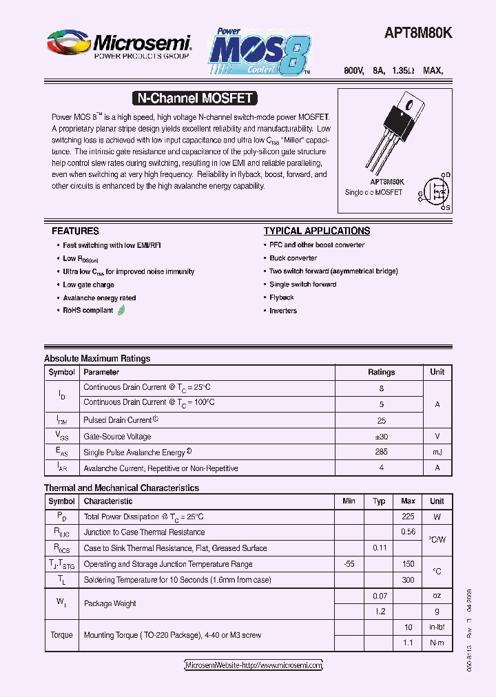 APT8M80K_4829476.PDF Datasheet