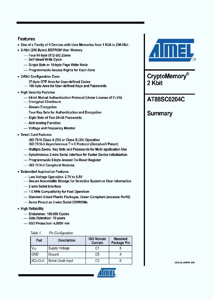 AT88SC0204C09_4788787.PDF Datasheet