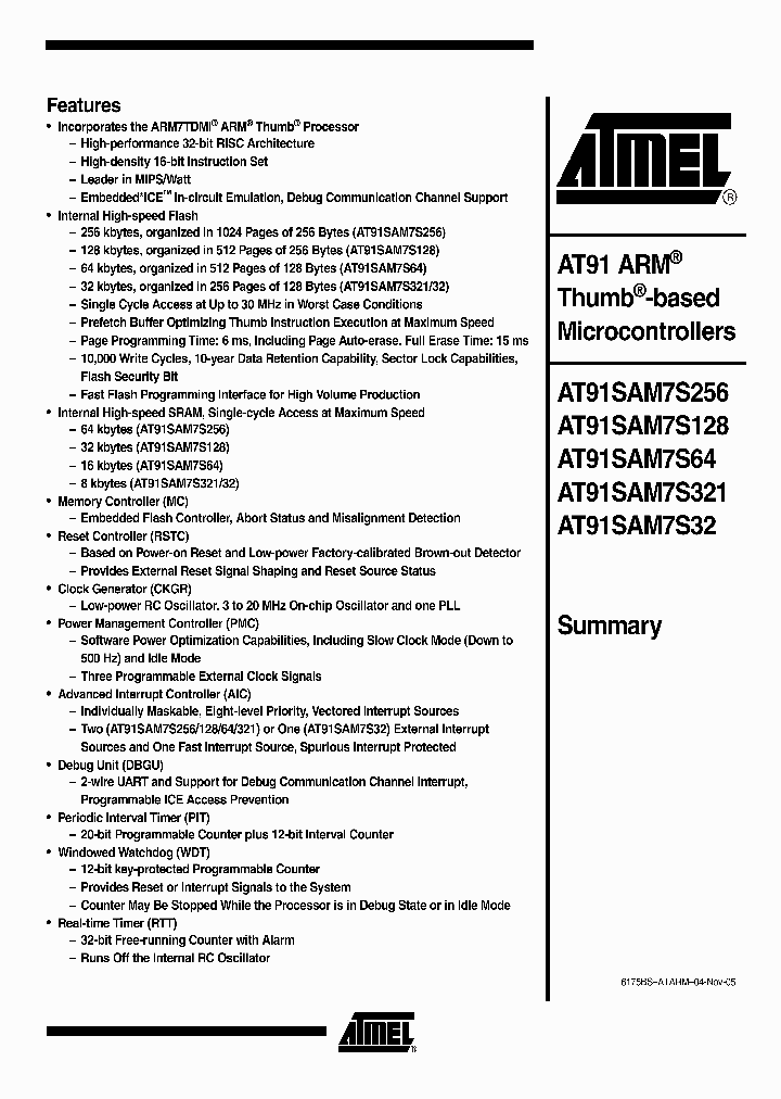 AT91SAM7S32-AU-001_4166873.PDF Datasheet