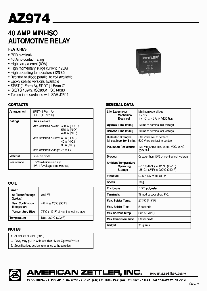 AZ974-1C-6D_4745692.PDF Datasheet