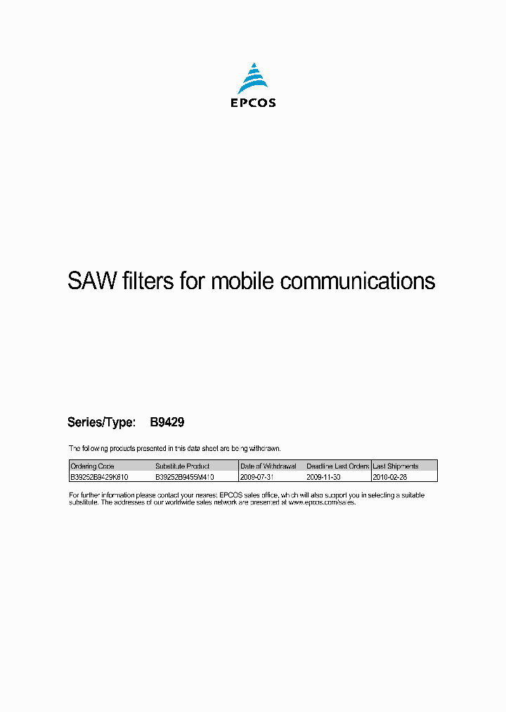 B39252B9429K610_4809014.PDF Datasheet