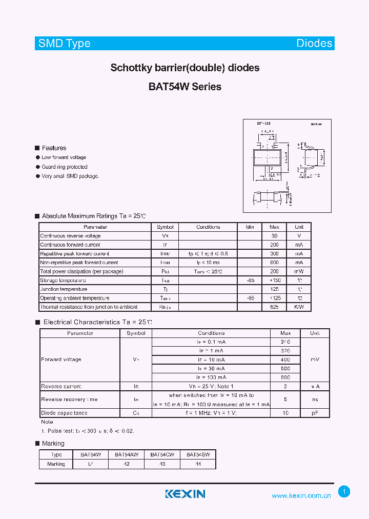 BAT54SW_4335512.PDF Datasheet