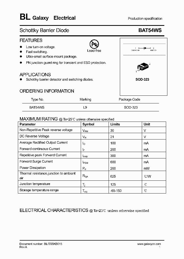 BAT54WS_4417503.PDF Datasheet