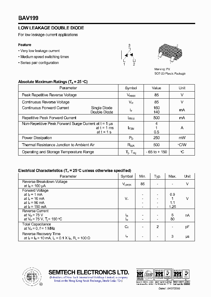 BAV199_4602287.PDF Datasheet