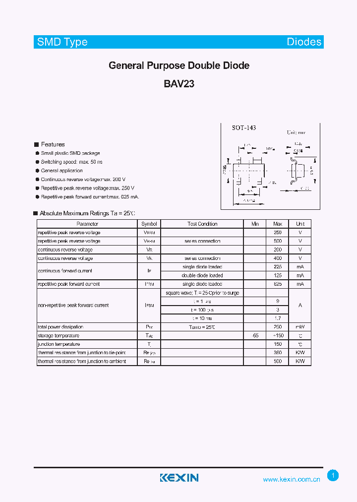 BAV23_4322223.PDF Datasheet