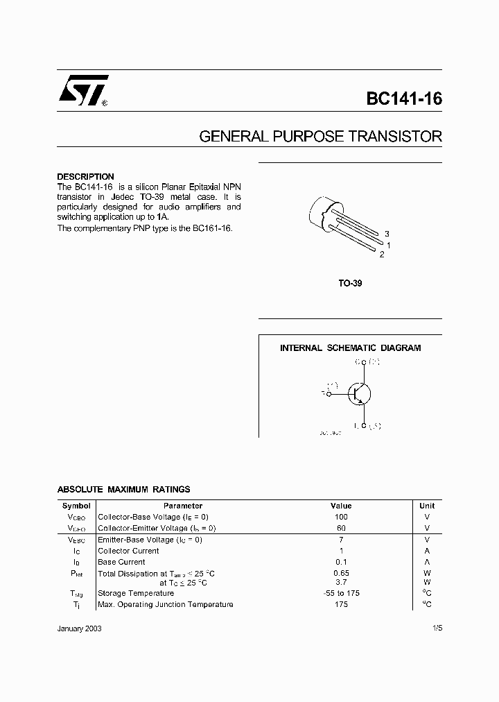BC141-16_4315626.PDF Datasheet