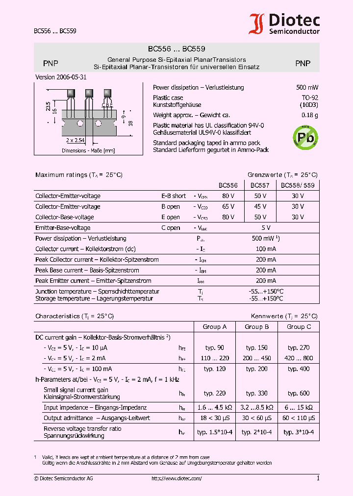 BC557_4306510.PDF Datasheet