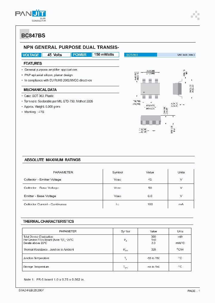 BC847BS_4335457.PDF Datasheet