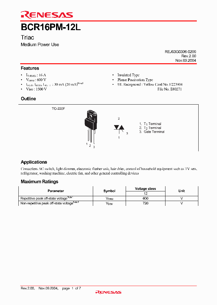 BCR16PM-12L_4342027.PDF Datasheet