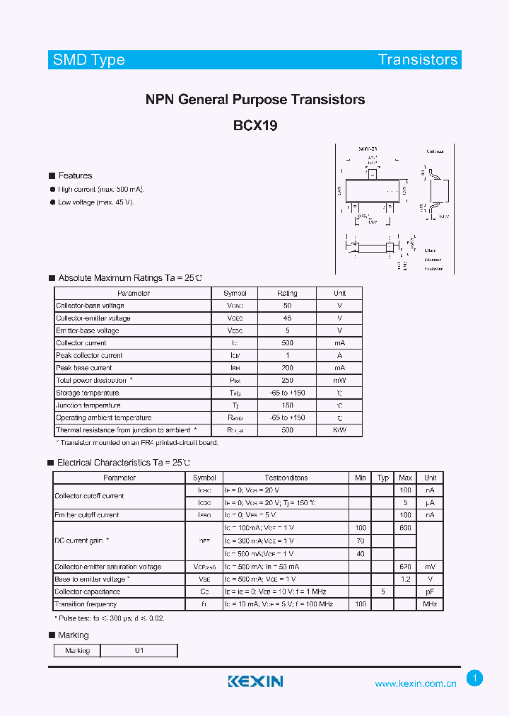 BCX19_4344423.PDF Datasheet
