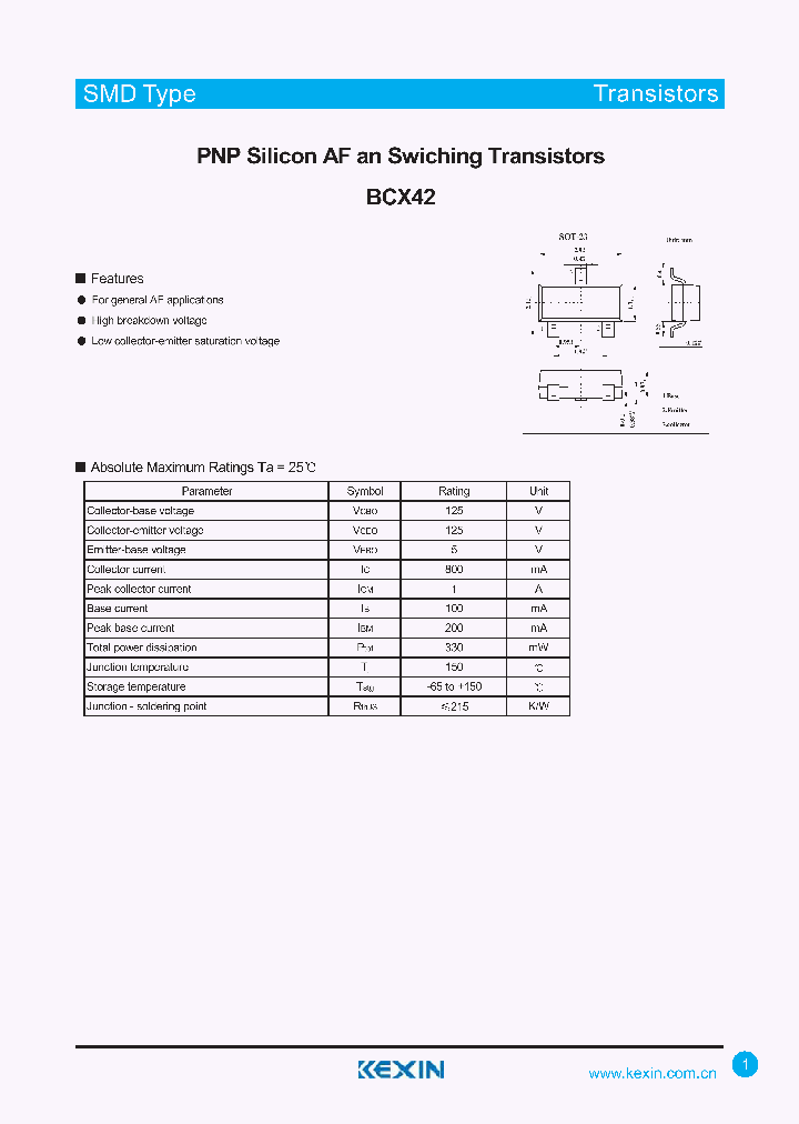 BCX42_4854408.PDF Datasheet