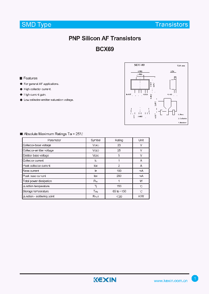 BCX69-10_4502489.PDF Datasheet