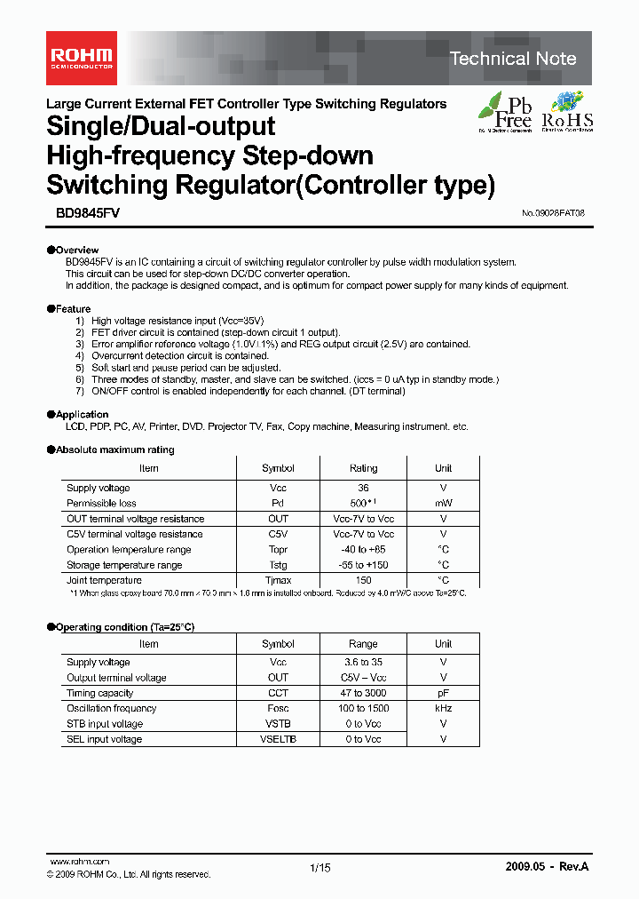 BD9845FV_4746611.PDF Datasheet