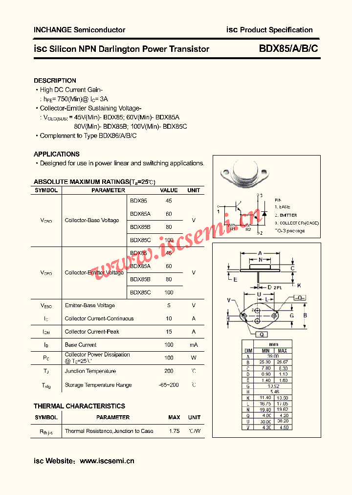 BDX85_4509336.PDF Datasheet