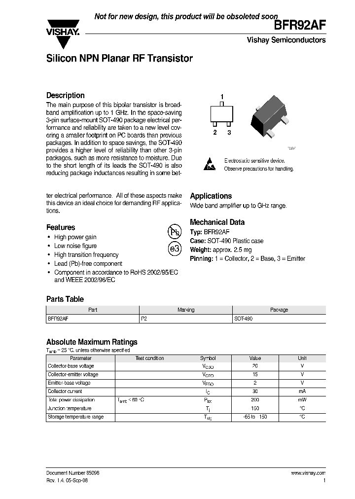 BFR92AF08_4255971.PDF Datasheet