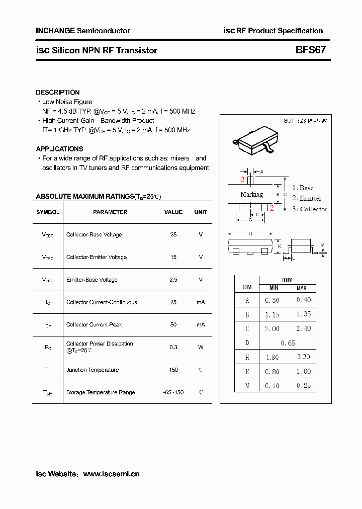 BFS67_4381990.PDF Datasheet