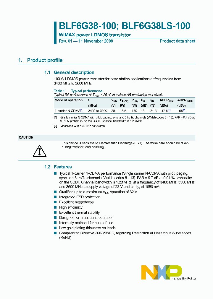 BLF6G38-100_4682555.PDF Datasheet