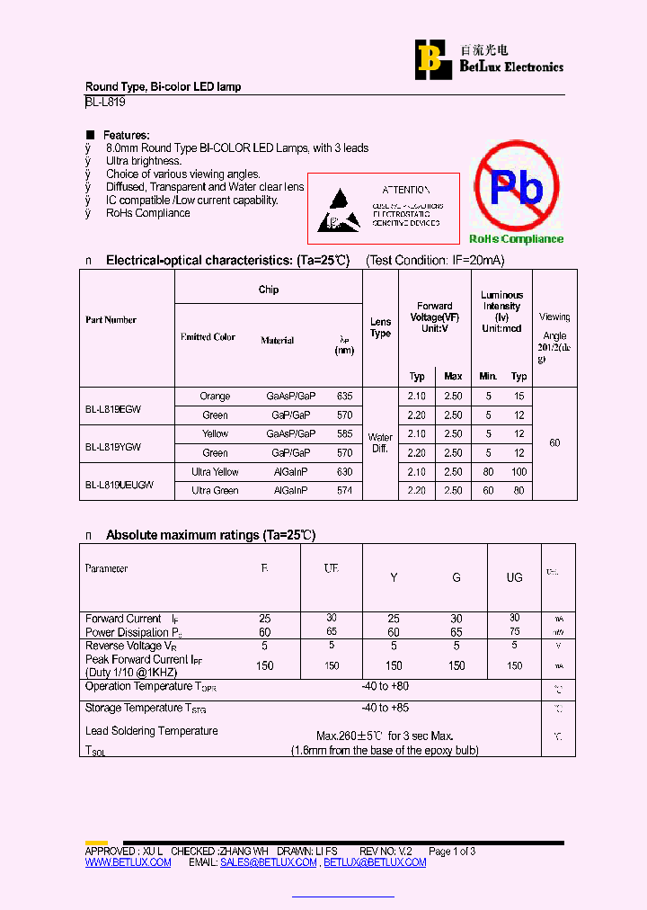 BL-L819UEUGW_4712326.PDF Datasheet