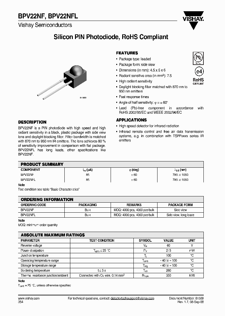 BPV22NF_4366472.PDF Datasheet